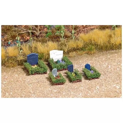 Graves and vegetation
