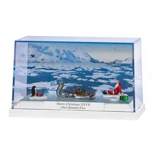 Merry Christmas XXVII "on thin ice" - Busch 7629 - HO 1/87