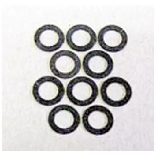 Pack of 10 tyres 6.7 x 4.4 x 0.3 mm (for BB 26000)