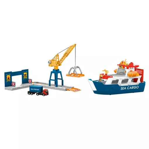 Cargo and port crane set with truck MARKLIN MY WORLD 72223 - HO 1/87