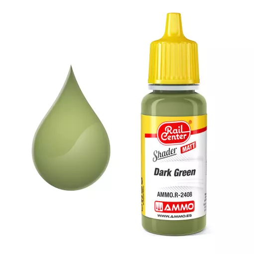 Peinture d'ombrage mate vert foncé - Ammo 4602408