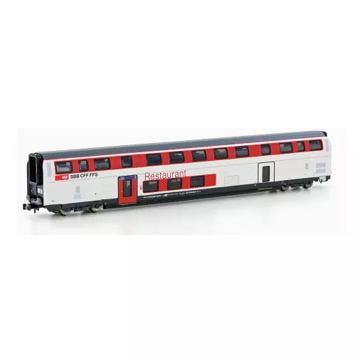 Voiture Restaurant IC2020 BR - HobbyTrains 25124 - SBB - N : 1/160 - EP. VI