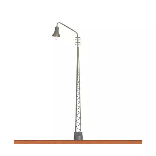 Lámpara de pie metálica LED - BRAWA 84015 - HO 1/87