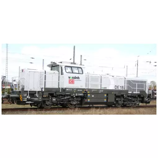 Locomotive diesel Vossloh DE 18 de la DB AG/NorthRail - ARNOLD HN9058 - TT 1/120 - EP VI - Analogique - 2R
