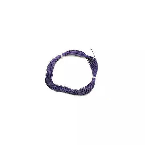 Câble souple 0,5 mm de section - Esu 51941 - 10 mètre de longueur - violet