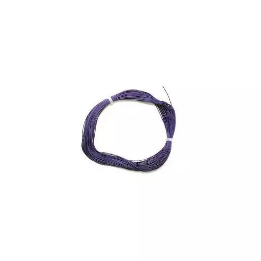 Cable flexible de 0,5 mm, 10 metros de longitud - morado