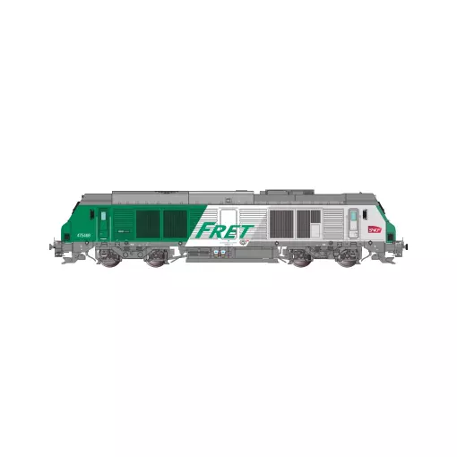 Locomotive Diesel BB475468 - FRET Logo Carmillon - Oskar 7511DCCS - SNCF - HO 1/87 - EP.VI - DCC Sound 