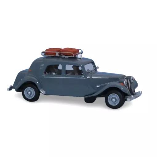 Citroën Traction 11B 1952 Gris Bruyère - SAI 1815 - HO 1/87