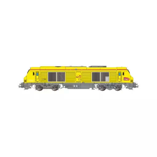 Locomotive Diesel BB675092 - INFRA - Oskar 7505 - SNCF - HO 1/87 - EP. VI