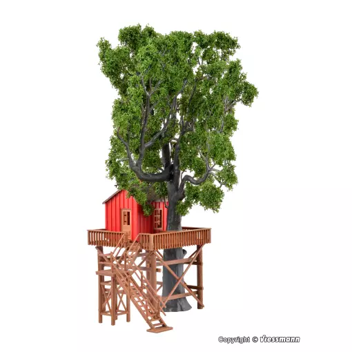 Maquette cabane dans les arbres Vollmer 43601 - HO 1:87