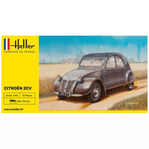 Kit de démarrage - Citroën 2CV - Heller 56175 - 1/43