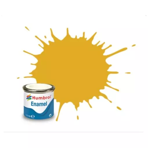 Peinture cellulosique couleur Or Brillant N°16 - Humbrol AA0179 - 14 mL
