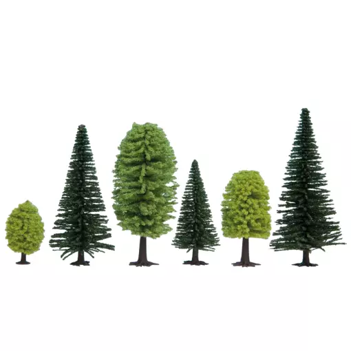 Pack de 25 arbres Mixtes Noch 32811 - N 1/160 - Z 1/220 - 35 à 90 mm