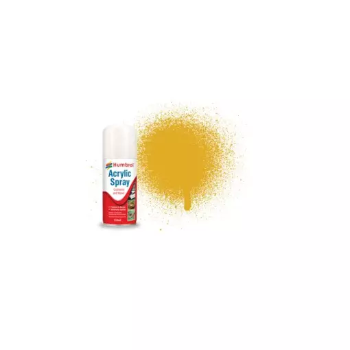 Peinture en Bombe Acrylique Or - 150 ml - Humbrol AD6016