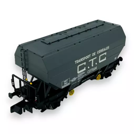 Wagon céréalier “CTC COTRAM” - Ree Modèles NW-314 - N 1/160 - SNCF - Ep III - 2R
