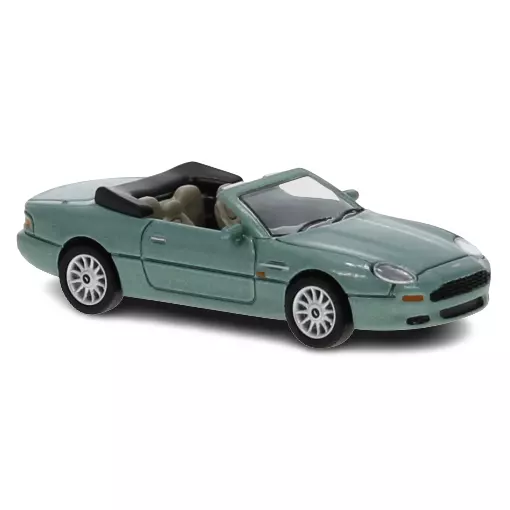 Voiture Aston Martin DB7 Volante cabriolet vert métallisé PCX 870144 - HO 1/87