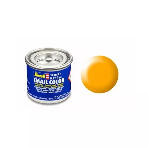 Peinture Émaillée Jaune Lufthansa Semi-Brillant RAL 1028, 14ml - Revell 32310