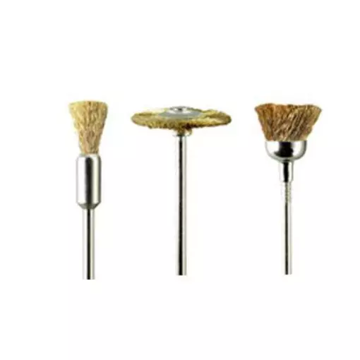 Set de 3 brosses en laiton - PG Mini 4070 - 5, 12 et 21mm de diamètre