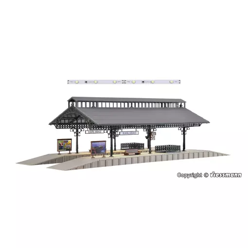 VOLLMER 43545 covered quay - HO 1/87