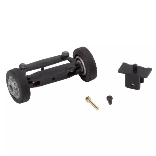 Essieu avant complet avec roues NQ pour camion / bus Car System - FALLER 163003 - HO 1/87