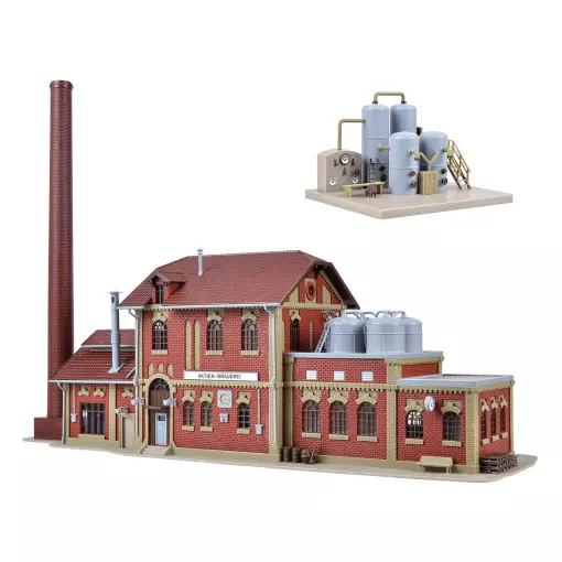 Aktien-Brauerei" mit innenliegendem Kesselhaus Vollmer 45609 - HO : 1/87