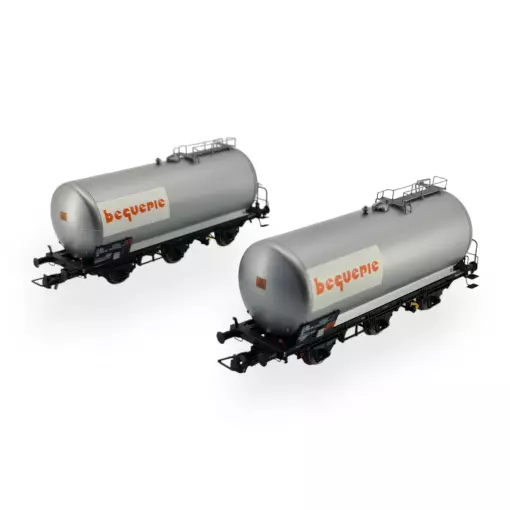 Set of 2 3-axle tank wagons "Béguerie" - Jouef HJS6227 - HO 1/87 - SNCF - Ep IV - 2R