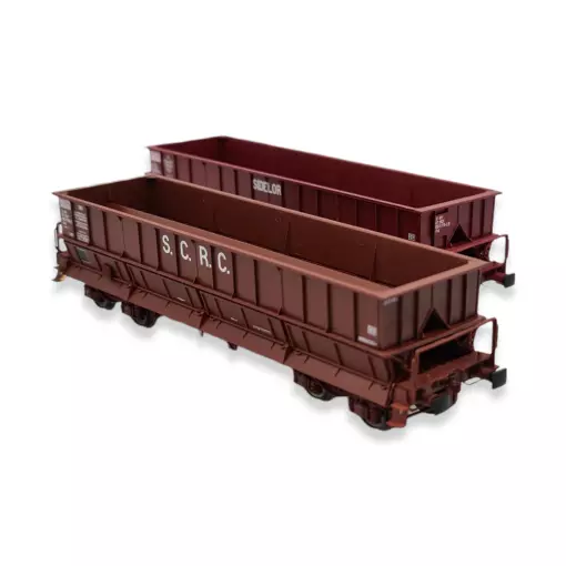 Set de 2 wagons tombereaux DM - Ls Models 31119 - HO : 1/87 - SNCF - EP IV