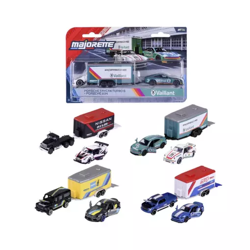 Majo Racing Trailer 4 Asst - Majorette 8502003001