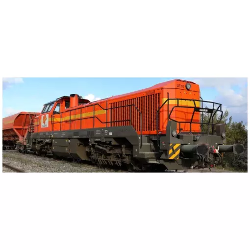 Locomotive Diesel VOSSLOH DE 18 - Jouef HJ2440S - COLAS RAIL - HO : 1/87  - EP VI - 2R - DCC SON