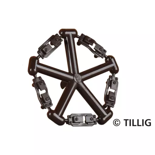 Kit de petites attaches "K" - Tillig Bahn 85530 - HO 1/87