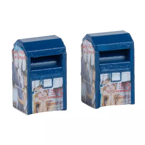 Lot de 2 Conteneurs de vêtements usagés - Faller 272927 - N 1/160