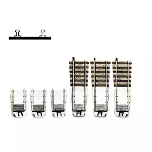 Ergänzungsset für die Drehscheibe 6152C - Fleischmann 6153