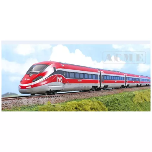 Coffret de 8 voitures Frecciarossa 1000 "Iryo" Madrid-Barcelone - Acme 70207 - HO 1/87 - Ep VI - Analogique - 2R
