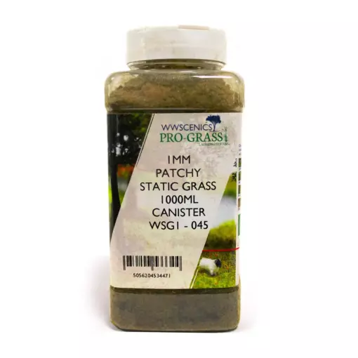 Bidon d'herbe statique 1 mm Patchy 1000 ml - wwscenics WSG1045