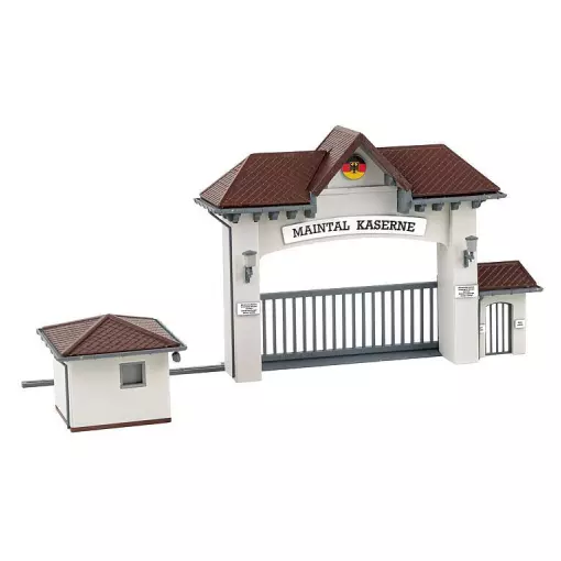 Entrance to a military barracks - HO 1/87th - Faller 144100