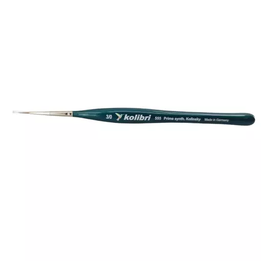 Kolinsky sable brush - Lacquered handle N°3-0 - KOLIBRI 0555/3-0
