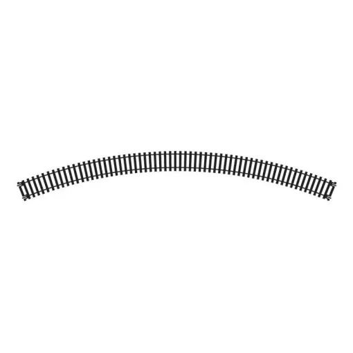 Double rail courbe R4 572mm de rayon 45° (8 voies au cercle)