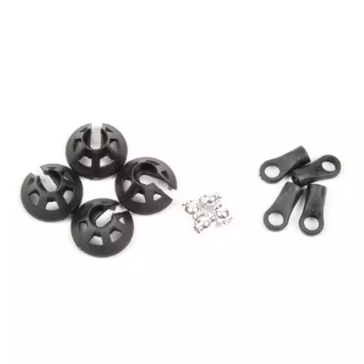 Pièces plastique pour amortisseurs Pirate - T4900/3F - 1/10 