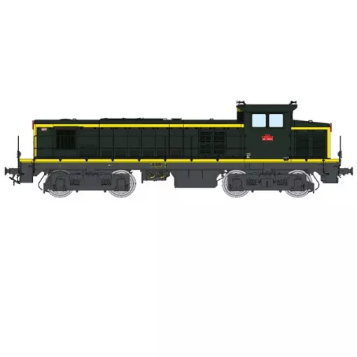 Locomotora Diesel BB63010 - Analógica - REE MODELS JM014 - SNCF - HO - Ep IV