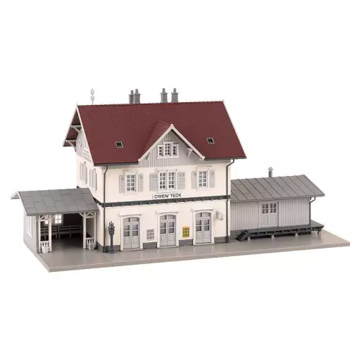 Owen station and large outdoor WC FALLER 110145 - HO 1/87 - EP II