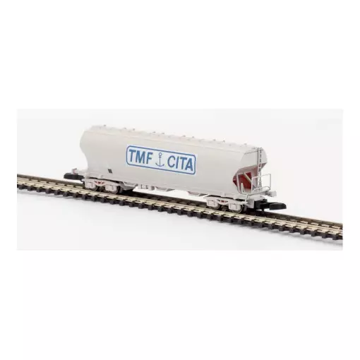 Carro a carrelli per cereali TMF CITA - AZAR MODELS W01-TB1 - Z 1/220 - SNCF - EP IV-V