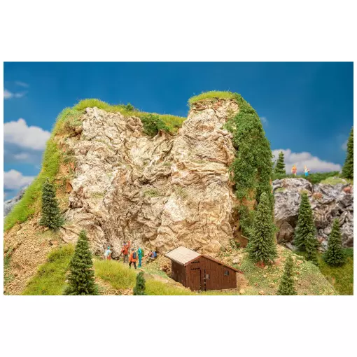  Foglio di roccia ocra da accartocciare - Faller 171802 - 420 x 297 mm