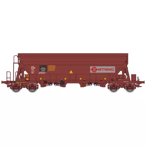 Wagon trémie Ermewa Tanpps - Albert Modell 065313 - HO 1/87 - Ep VI - 2R