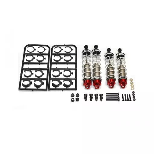 Kit Amortisseurs Aluminium Carson Virus-Ex 110/125 mm - Carson 500405946 - 1/8