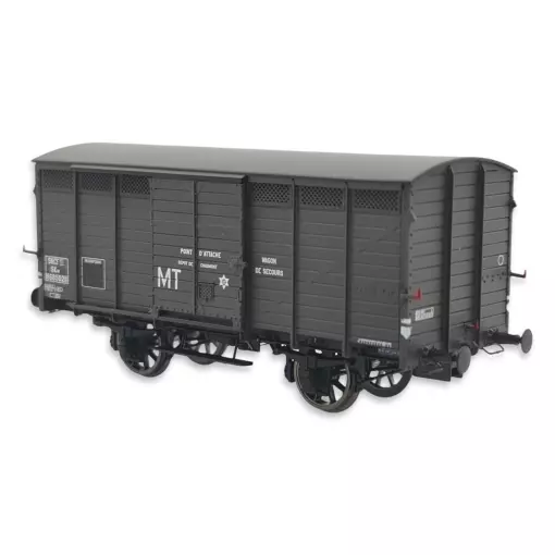 Gedeckter Güterwagen ex-10T PLM "MT" REE Modelle WB742 - HO 1/87 - SNCF - EP III