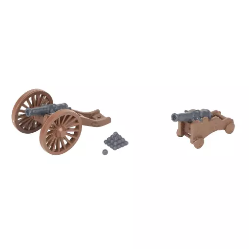 Set of 3 historical cannons FALLER 180336 - HO 1/87 - EP I