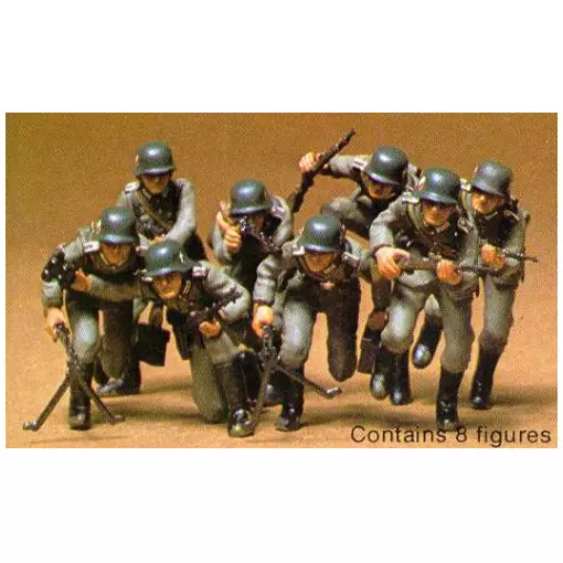 German Assault Troops 8 figures - Tamiya 35030 - 1/35