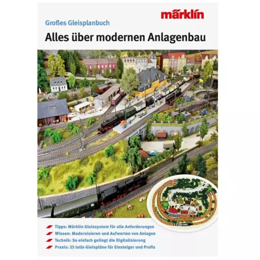 MARKLIN 3061 Libro de planos de vías ferroviarias alemanas