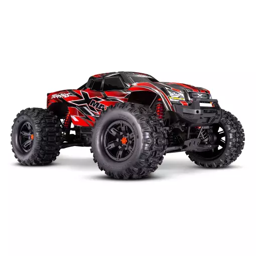 X-Maxx Belted 8S 4wd Brushless Radio TQi & TSM iD RTR - Traxxas 77096-4-RED - 1/8