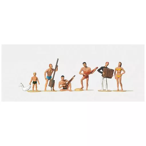 Musicians on the beach